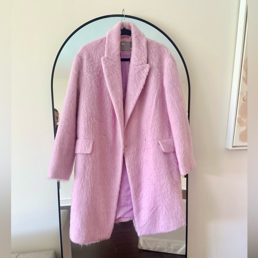 ASOS Soft Pink Teddy Jacket